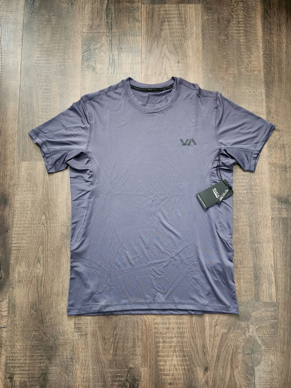 RVCA Men's Short Sleeve Performance T-Shirt - Slate Blue